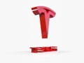 Tesla Motors American Automobile and Energy Company Logo Close up